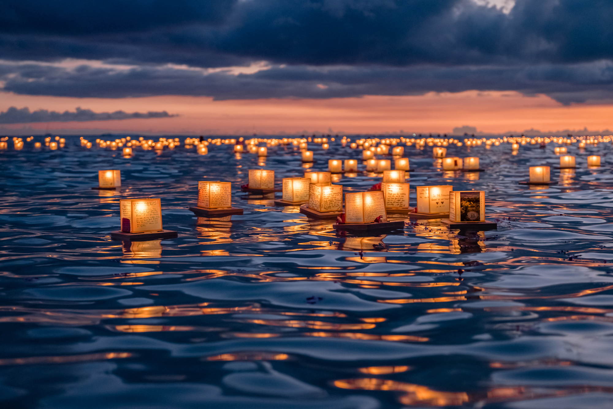 Lantern Floating Hawaii brings together over 40,000 people on the south shore of Oahu.