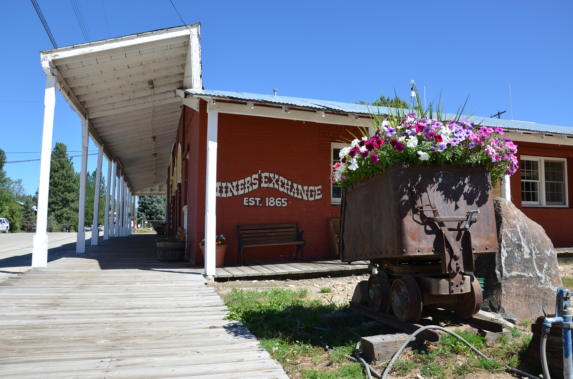 With its boardwalks and dusty streets, Idaho City is a preserved mining town from the 1800s. 